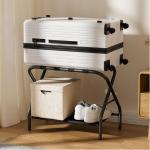 Luggage rack foldable suitcase stand