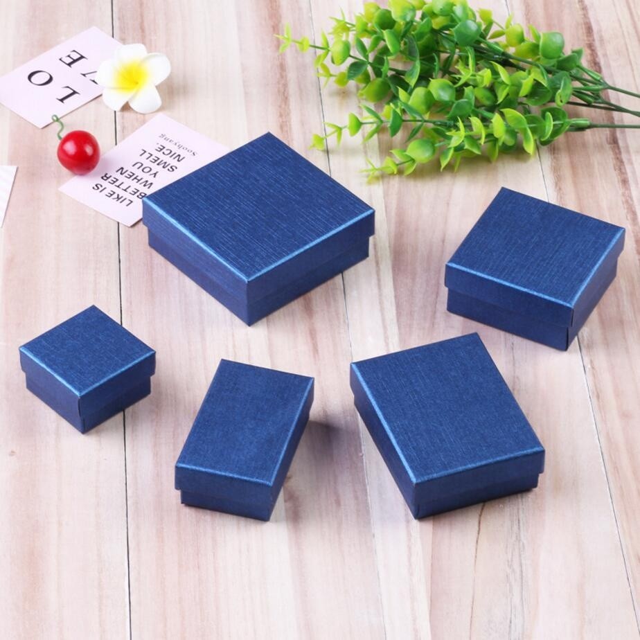 Brown & Black Corrugated Paper Box Jewelry Packing For Valentine'S Day Gift