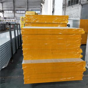 Quality A grade fire rating 100mm rock wool apartment wall material sandwich panel wholesale