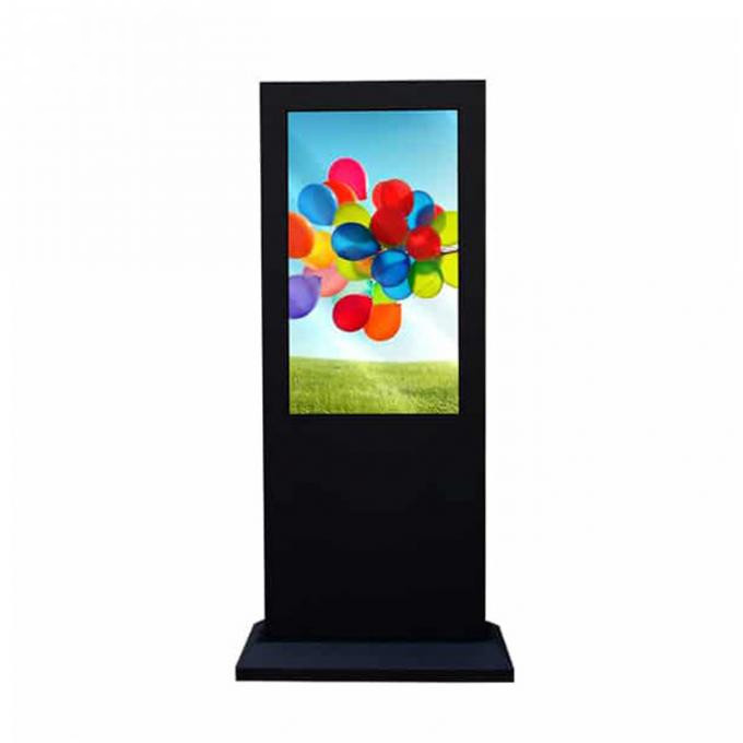 RJ45 4ms outdoor digital signs for business floor stand Advertising Display Screens AC240V