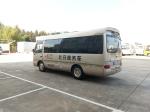 Diesel 6 Meter 30 Seater Minibus , Coaster Minibus Wth Durable Fabric Seat