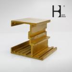 ISO9001 Fadeless Metal Frame Profiles , HPB58-3 Window Frame Trim