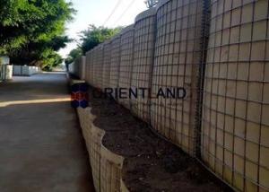 Quality Earth Sheltered Zinc Aluminum Alloy Hesco Bastion Barrier System 4mm wholesale
