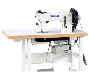 Quality Flat Bed Compound Feed Walking Foot Heavy Duty Lockstitch Sewing Machine wholesale