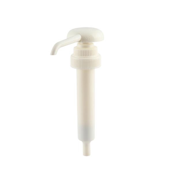 White Quantitative Thick Jam And Syrup Dispenser Pump Hand Press Food Grade