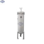 SS 304 20 Bags Filter Housing 20 Inch Sanitary Pleated Filter Cartridge Filter