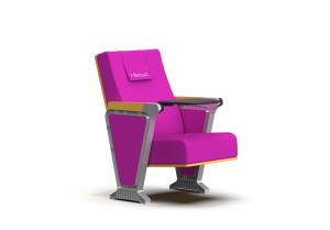 Quality TUV Commercial Theater Seating Wooden Folding Auditorium Chair With Writing Pad wholesale