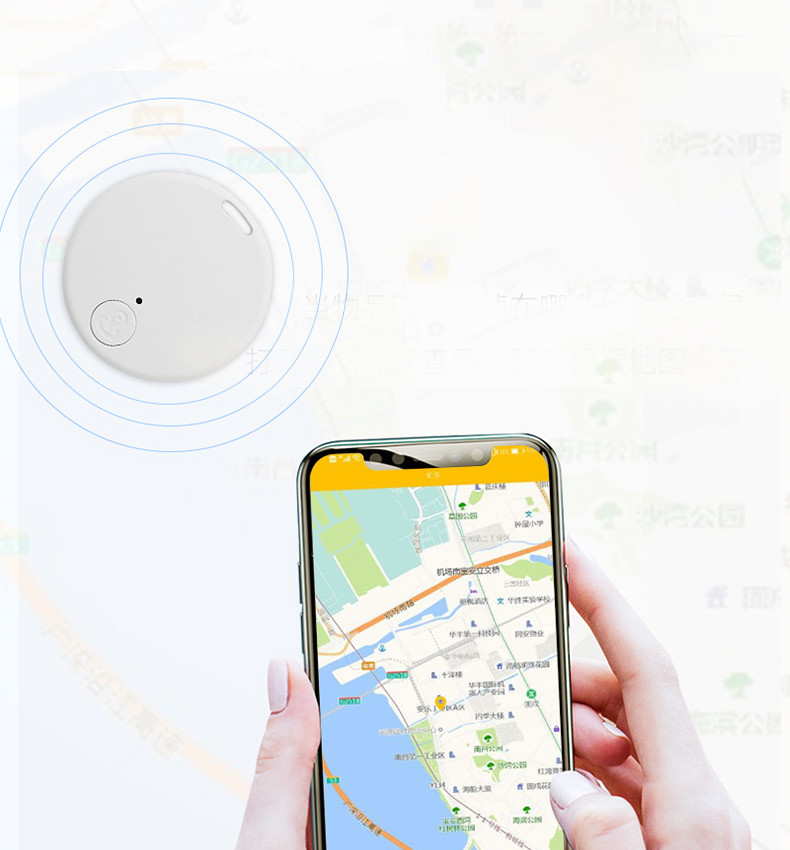 Pet Tracker Mini GPS Tracking Device Key Finder Smart Wallet Anti Lost 15m Distance