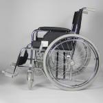 Stable Aluminum Alloy Folding Steel Wheelchair Double Cross Bar