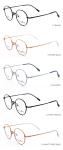 Unisex Fashionable Comfortable Glasses B Titanium Glasses 66365