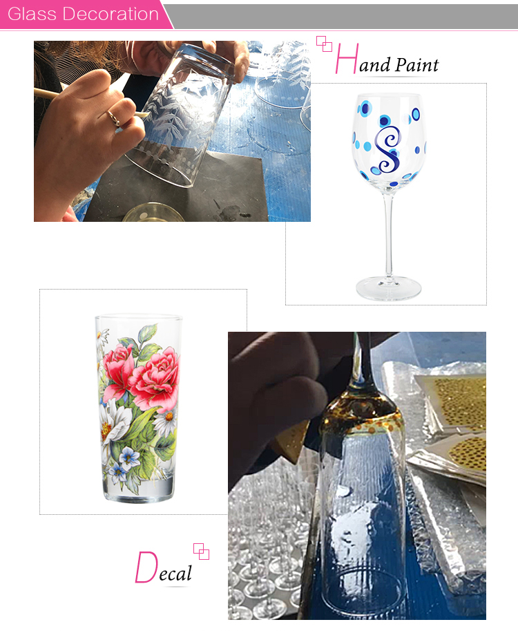 Tangson Lead Free Promotional Drinking Glasses , 400ml Drinking Glass For Ice Tea