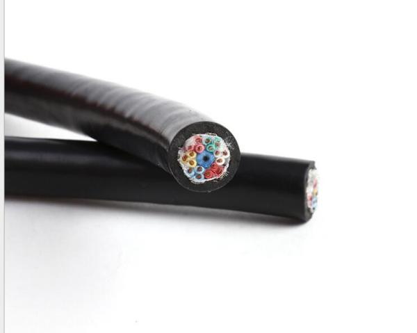 Stranded Industrial Flexible Cable with PUR Sheath , Multi Conductor Shielded