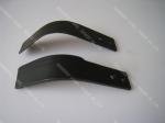 Spring steel 65MN Agri Spare Parts Rotary Tiller Blade For Dry Land 0.45kg - 0