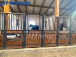 ISO9001 Steel Frame Bamboo European Horse Stalls 1.5m-2.2m height