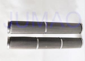 Quality Anti Rust Pleated Filter Element , 316L Stainless Steel Water Filtration Cartridges wholesale