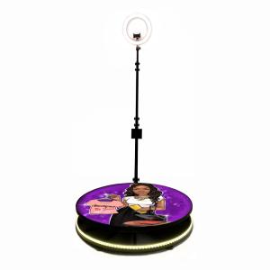 Quality Automatic 360 Degree Selfie Booth Machine rotatable Metal Platform wholesale