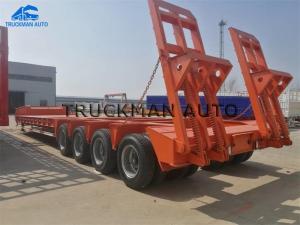 Quality Heavy Loading Truck Trailer Low Bed Transport The Excavator 100 Tons wholesale