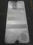 Vicarb Heat Exchanger Sheet Plate In Stainless Steel / Titanium
