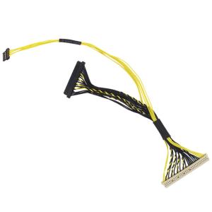 Quality Electronic Lcd Lvds Cable Rubber Silicone Insulated 30pin 40pin Lvds Cable wholesale
