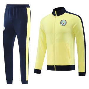 Quality Yellow Quick Dry Football Jersey Tracksuit Polyester Soccer Training Suit wholesale