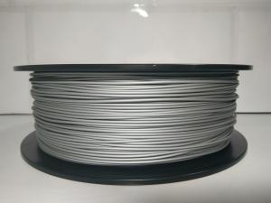 Quality Silver Metal PLA 3D Printer Filament , Pla Plastic Filament 2.2 LBS ( 1.0KG ) wholesale