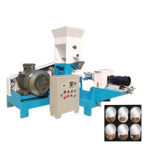 Quality 200-250kg/H Electric Dry Type Fish Feed Extruder With 6 Molds wholesale