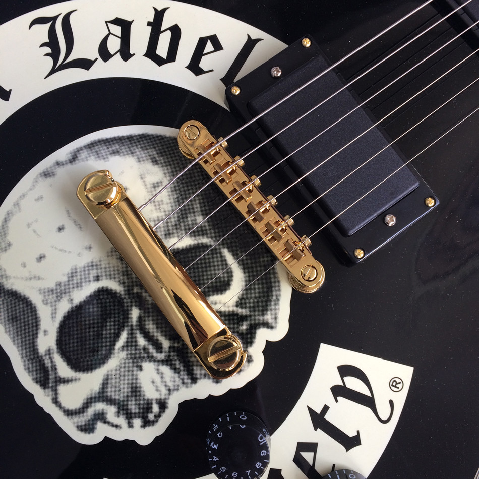 New style high-quality custom LP electric guitar, Skeleton printing,Rosewood Fingerboard,free shipping
