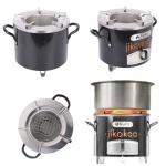 Jikojiuao Africa Nigeria Korean BBQ Grill Table with Stainless Steel Charcoal