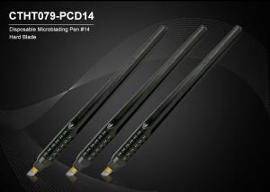 Quality Black Disposable Microblade Pen With Hard Blades / Non - skid Grip wholesale