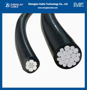 Quality 2*16mm2 Overhead AAC Conductor XLPE Insulation Aluminum Wire Twisted ABC Cable wholesale