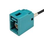 Portable Straight FAKRA Cable Connector For Automotive GPS Antennas