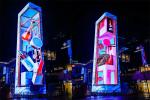 Double Sided Outdoor Full Color Led Display Screen 96x96 Dots