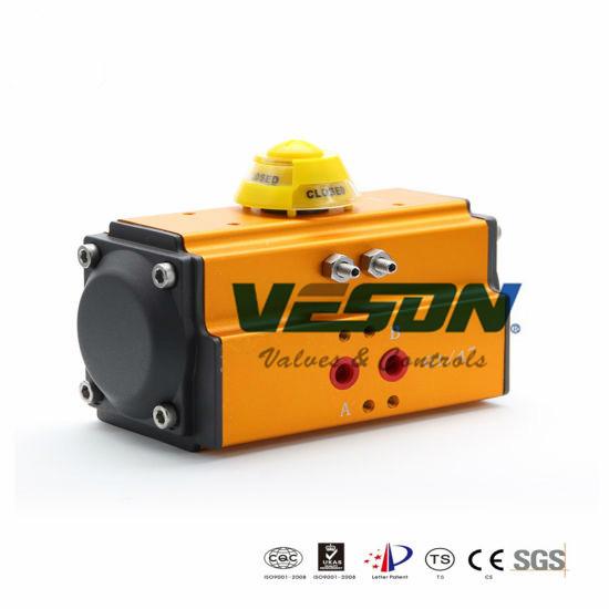 Durable Pneumatic Rotary Valve Actuator / Rack And Pinion Valve Actuator 0.25 -0