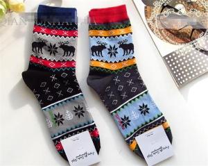 Quality Top quality christmas gifts cotton winter dress socks wholesale