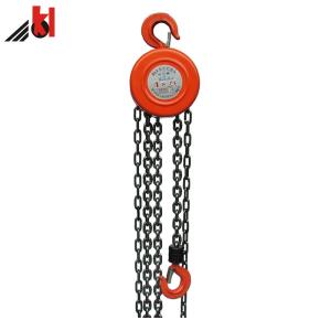 Quality ISO 9001 Steel 1 Ton Round Lifting Manual Chain Block wholesale