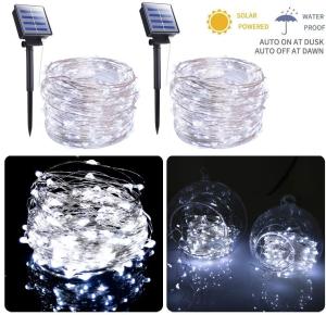 Quality 8 Modes Waterproof 33FT 100 LED Solar Powered Fairy Lights wholesale