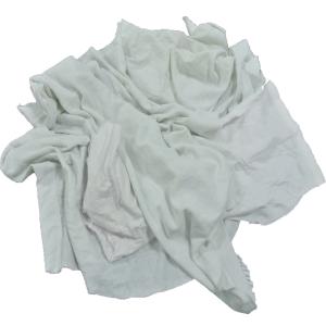 Quality No Stain White T Shirt 100% Cotton Clothing Rags wholesale