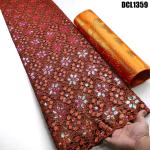 Fashion French Cord Lace Fabric Latest African Guipure Lace Fabric High Quality