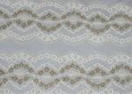 Underwear Metallic Lace Fabric Nylon Polyester Spandex Material CY-LW0798