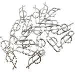Standard OE NO. 304SS Jacobs Ladder Pin Rue Clip 1/2" Stainless Steel Zinc