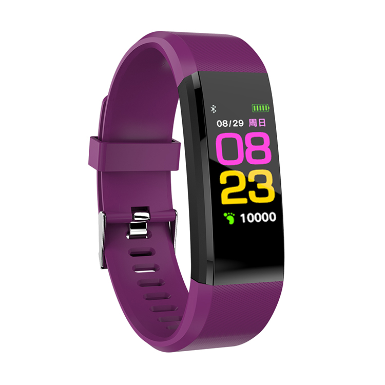 Electronic Slider Health Fitness Tracker alloy plastic Waterproof Fitness Watch