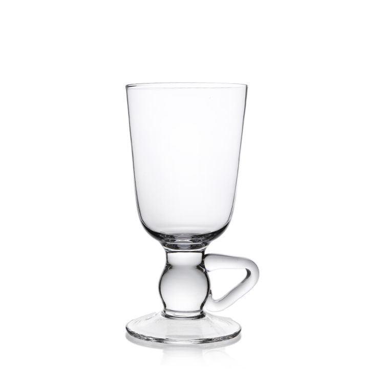 Custom Logo 250ml Clear Transparent Lead Free Crystal Glass Juice Glass drink cup