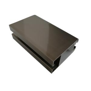 Quality Customized Champagne Electrophoresis Anodized Aluminum Profiles 6063 Aluminum Extrusion For Window And Door wholesale