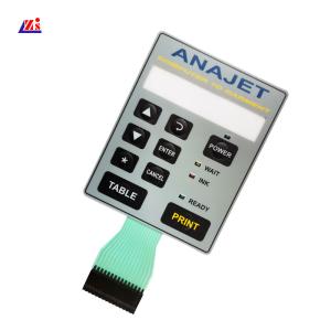 Quality 210mm*150mm PC PET 100MA Waterproof Membrane Switch wholesale