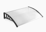 Clear Outdoor Polycarbonate Awning Aluminum Alloy Frame Environment Friendly