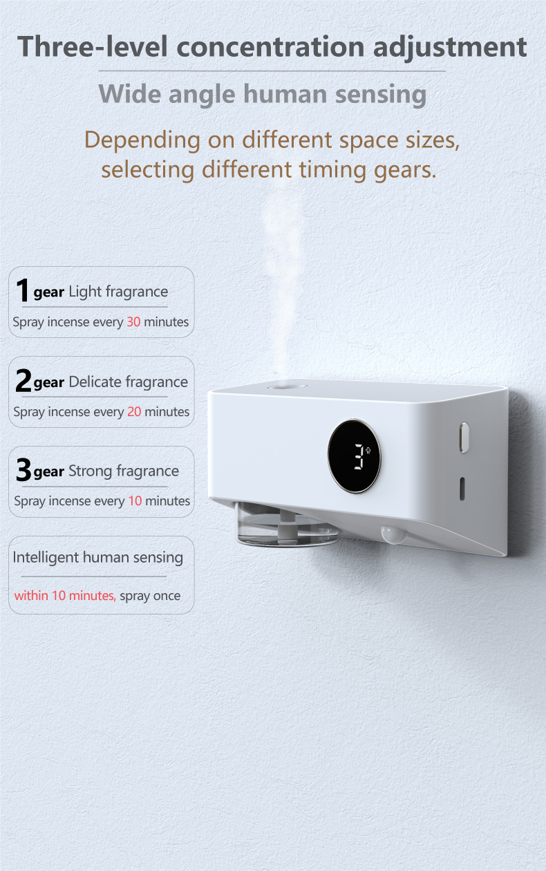 HOMEFISH ABS PP Essential Oil Diffusers Aroma Diffuser 1200mAh