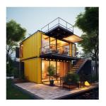 Family Steel Structure Shop 20ft/40ft EU Luxury Modern Design Prefabricated