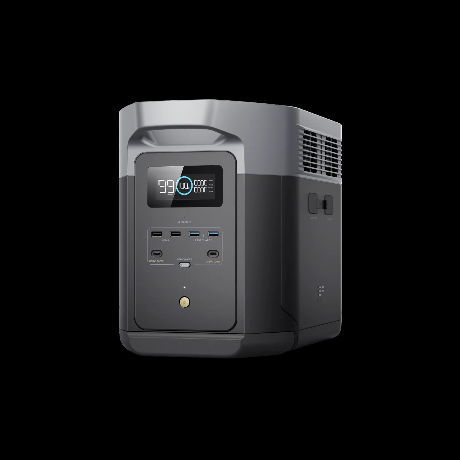 Ecoflow Solar Power Generator with 2048wh Delta 2 Max Extra Battery China Factory Price 2400W Outpit Portable Power Supply Station