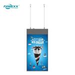 49inch Hanging Digital Signage Screens Dual Sided 700nits Retail Design