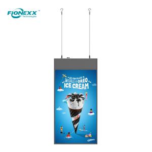 Quality 49inch Hanging Digital Signage Screens Dual Sided 700nits Retail Design wholesale